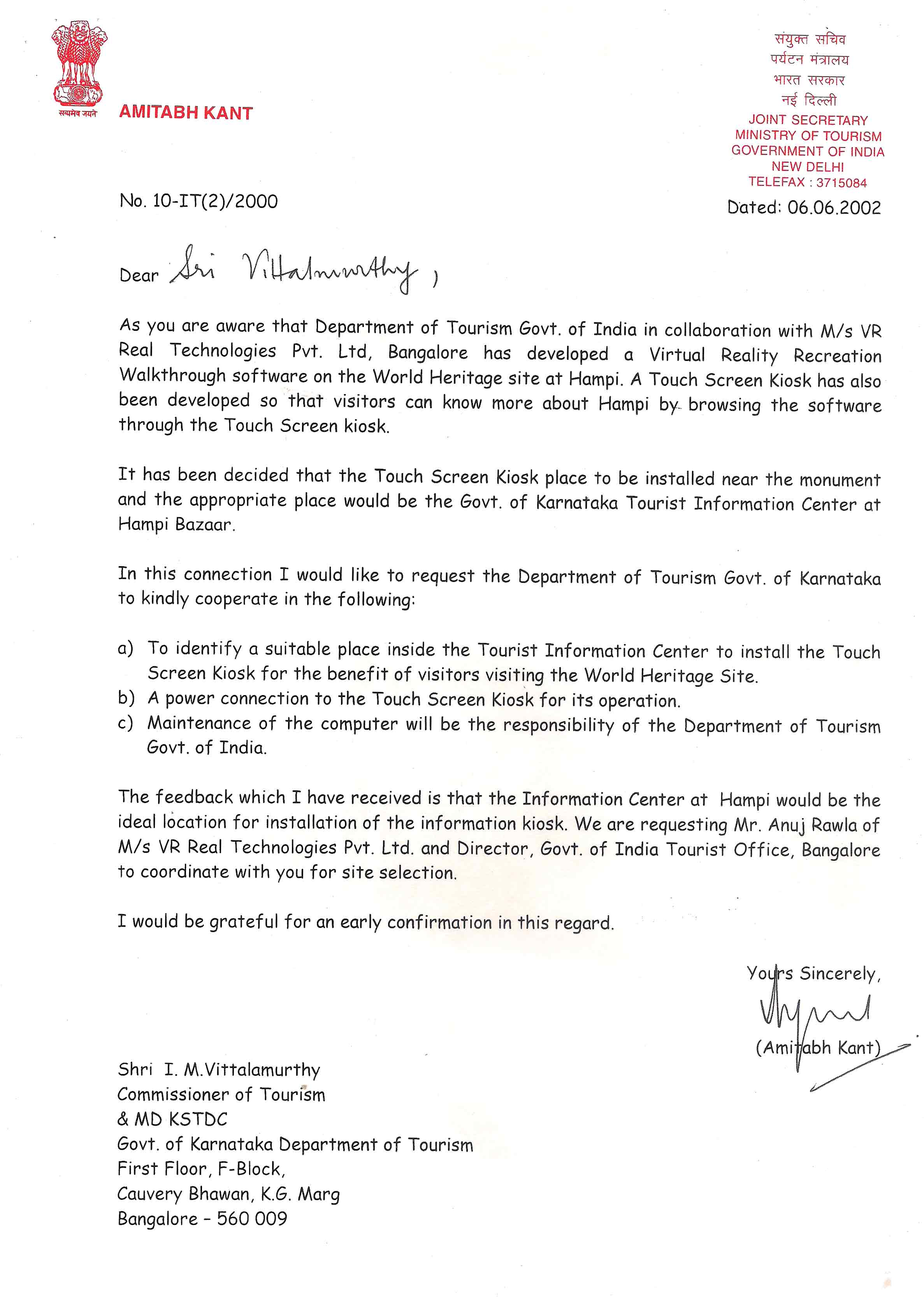 CD ROM for the Department of Tourism Govt of India